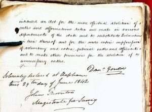 Declaration made by Daniel Gould