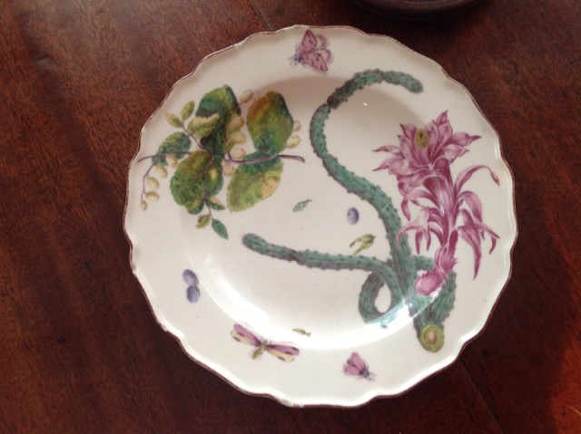 Chelsea Porcelain Plate with flowers