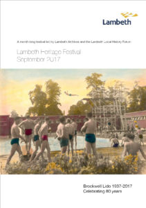 Brochure cover Lambeth Festival
