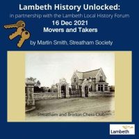 Lambeth History Unlocked 16 Dec 21