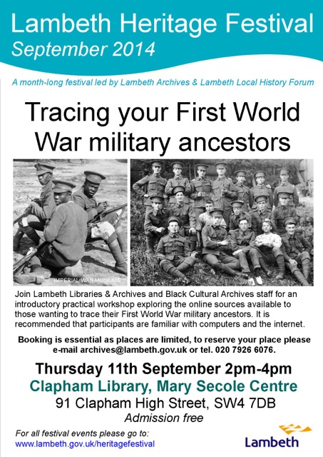 Tracing Your WW1 Military Ancestors - Clapham