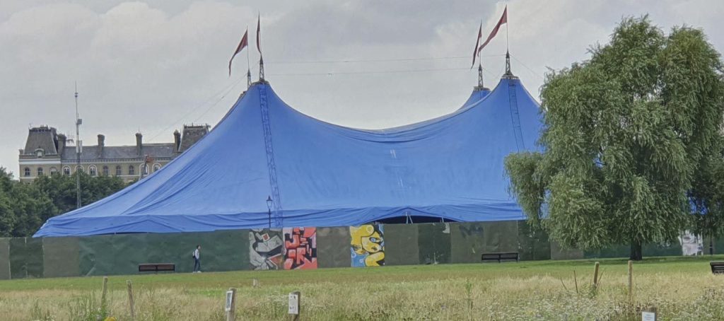 Major Events on Clapham Common, Tent